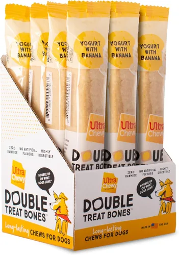 Miniatura 18 de Ultra Chewy Double Treat Bones Favorites, golosinas para perros, hechas en los Estados Unidos, golosinas saludables, fáciles de digerir, promueve