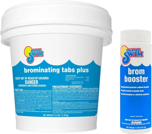 Miniatura 6 de In The Swim Potenciador de bromo para spa y bañera de hidromasaje, 2 libras para una mayor desinfección y claridad del agua, paquete de 2