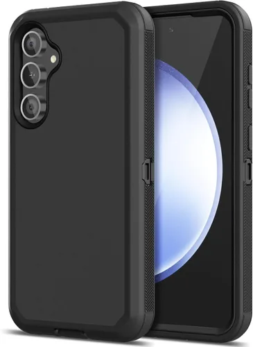 Miniatura 12 de Jiunai Funda para Samsung Galaxy A34, resistente, a prueba de golpes, de doble capa, protección de puerto, híbrida, resistente, para Samsung Galaxy