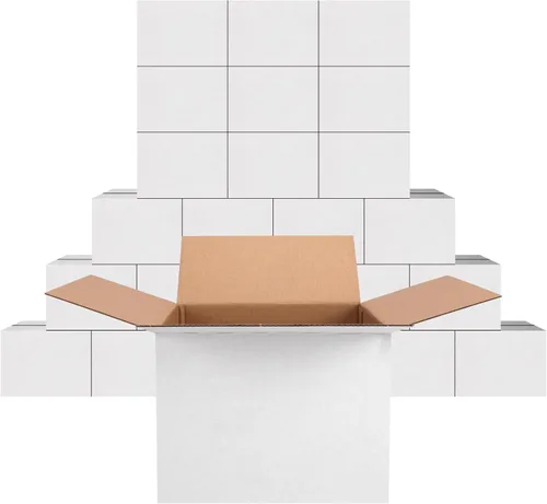 Miniatura 12 de Cajas de cartón corrugado para envío, caja de envío, paquete de 25