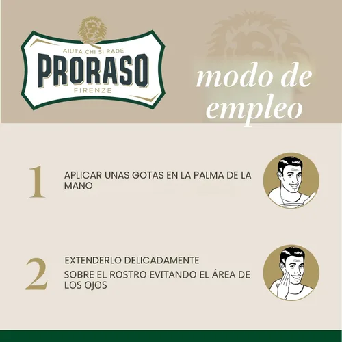 Miniatura 3 de Loción para después de afeitar Proraso para hombres, refrescante y tonificante con aceite de mentol y eucalipto, 3.4 onzas líquidas (Paquete de 1)