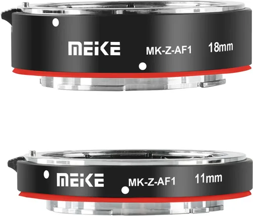 Miniatura 2 de Meike MK-Z-AF1 Anillo adaptador de tubo de extensión macro de enfoque automático de metal (0.433 in+0.709 in) compatible con Nikon Z5 Z6 Z7 Z6II