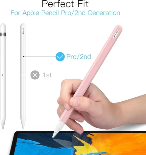 Miniatura 2 de MoKo Funda protectora de silicona para Apple Pencil de 2ª generación, funda protectora de silicona para Apple Pencil de 2ª generación y cubierta