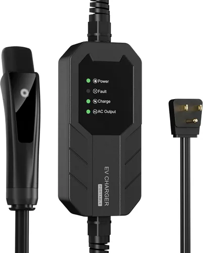 Miniatura 8 de MEGEAR Skysword Ⅱ Cargador EV Nivel 1 (110V, 16A, 25 pies), Estación de Carga Portátil para Vehículo Eléctrico Doméstico EVSE (Conector NEMA 5-15)