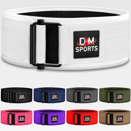 Miniatura 9 de DXM SPORTS Cinturón de levantamiento de pesas con autobloqueo, para hombres y mujeres, gimnasio, entrenamiento de fuerza, levantamiento de pesas