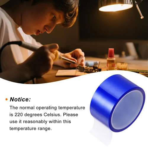 Miniatura 4 de HARFINGTON 2 rollos de cinta de calor de alta temperatura resistente al calor 50mmx33m (108ft) cinta de transferencia térmica de sublimación