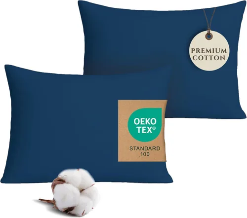 Miniatura 13 de Pobibaby - Paquete de 2 fundas de almohada de alta calidad para niños pequeños de 13 x 18 pulgadas - Tejido de jersey ultrasuave - Almohada