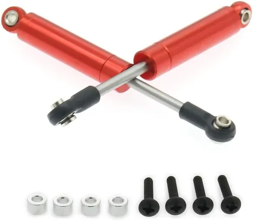 Miniatura 5 de Paquete de 4 amortiguadores de amortiguadores internos de 3.622 in para camión oruga 1/10 HSP HPI AXIAL Tamiya LOSI RC piezas mejoradas de metal