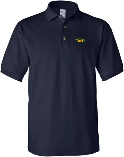 Miniatura 7 de Camisas polo personalizadas para hombres Vietnam Veterano Bandera Militar Bordado Algodón