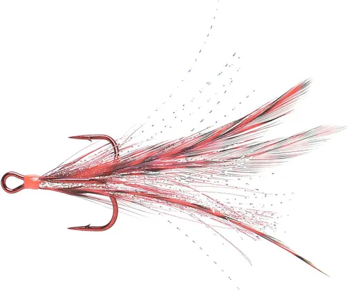 Mustad Ultra Point - Gancho redondo para agudos Rojo rubio