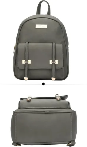 Miniatura 3 de KKXIU Mochila pequeña para mujer, bolso convertible de cuero para mujer, Mochilas Daypack