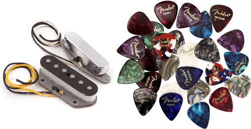 Miniatura 14 de Paquete de pastillas Fender Pure Vintage '64 Telecaster con cable de instrumento Paquete con cable