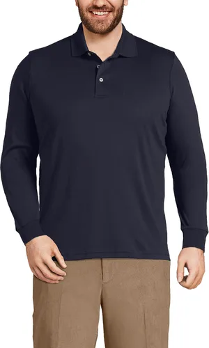 Miniatura 3 de Lands' End - Camisa polo muy suave de manga larga para hombre