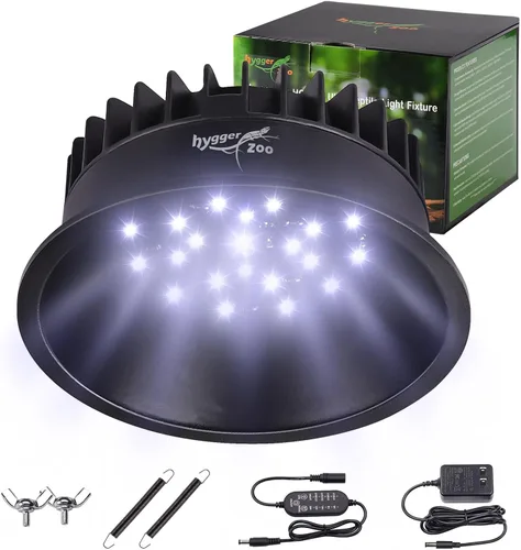 Luz UVB para reptiles, lámpara de luz UVA UVB para reptiles con temporizador, bombilla LED UVB para dragón barbudo, gecko, tortuga, camaleón,