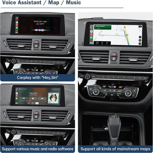 Miniatura 3 de Kit de reacondicionamiento inalámbrico Carplay compatible con BMW CIC System 1 3 5 6 7 Series X1 X3 X5 X6 Z4 2008-2012 año, compatible con Android