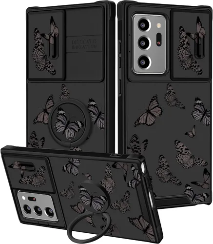 Miniatura 25 de Funermei Funda para teléfono Samsung Galaxy Note 10 Plus – Funda femenina bonita para niñas, diseño inspirador estético con funda para cámara