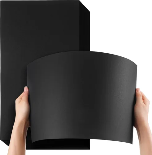 Fulmoon 200 hojas de cartulina negra de 11 x 17 pulgadas, cubierta gruesa, 90 libras, 8.82 oz/m², papel de impresora legal pesado para artes,