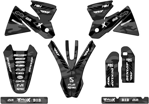 Miniatura 7 de Kit de base gráfica SX Apache Green Senge 1998-2000 compatible con KTM