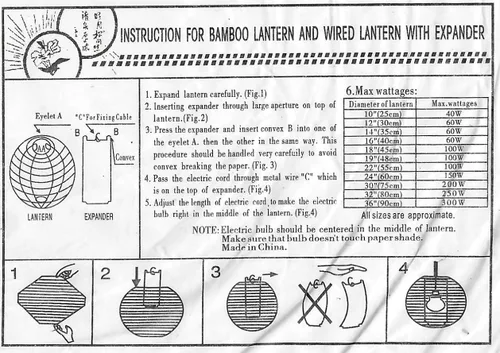 Miniatura 5 de Science Purchase - Paquete de 12 lámparas de papel chino de 8 pulgadas de diámetro para luces de cadena (blanco)