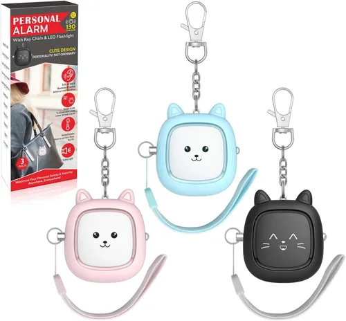 Miniatura 11 de Safe Sound - Alarma personal con sonido de 130 dB, sirena fuerte, alarma de seguridad con luz LED, sirena de seguridad de sonido personal