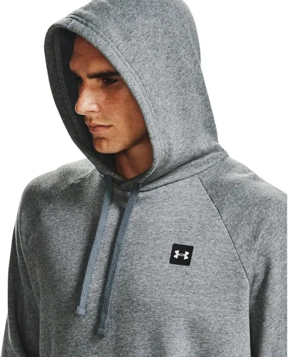 Miniatura 4 de Under Armour Rival - Sudadera ajustada de vellón con capucha, para hombre