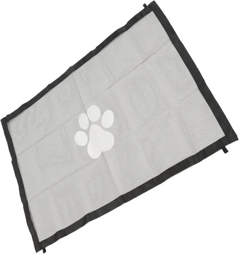 Miniatura 7 de Puerta para mascotas, puerta de perro, plegable, para interiores, para escaleras, puertas, dormitorios, pasillos (S 35.43 pulgadas de diámetro)