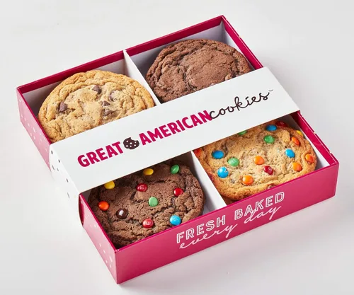 Miniatura 4 de Great American Cookies – 12 galletas assortidas recién horneadas – horneadas a diario, preparadas a mano y nunca congeladas – Ideales