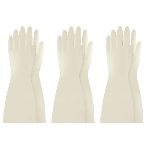 Miniatura 12 de BOOMJOY Guantes de limpieza de nitrilo, resistentes, para lavar platos, reutilizables, grandes, para cocina, baño, jardinería, trabajos o cuidado