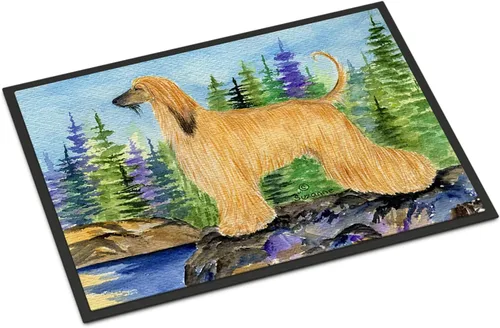 Miniatura 90 de Caroline's Treasures SS8220MAT - Felpudo afgano de 18 x 27 pulgadas, para interiores y exteriores, para entrada, antideslizante, lavable, de pelo