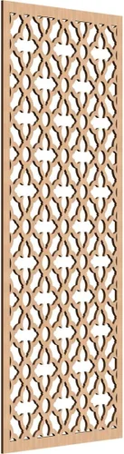 Miniatura 137 de Madison Paneles de pared decorativos de madera con calado, 9 3/8 pulgadas de ancho x 24 3/8 pulgadas de alto x 3/8 de alto, roble rojo rojo (Red Oak)