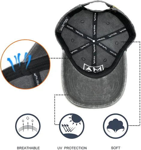 Miniatura 5 de Waldeal Sombrero de padre para perro, regalos para papá de perro, amante de las mascotas, gorra de béisbol ajustable de algodón desgastado