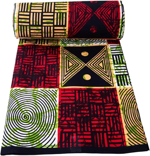 Miniatura 7 de HollandaisWax Tela africana 6 yarda impresa tela africana Ankara tela de cera para vestido de fiesta 6681NEWa