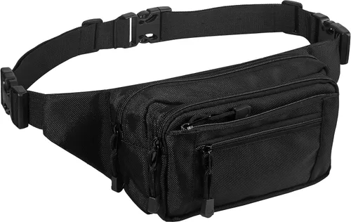 Miniatura 12 de Riñonera transparente aprobada por estadios para mujeres, para el trabajo, bolsa de cintura multiusos para viajes y eventos deportivos, Aguamarina