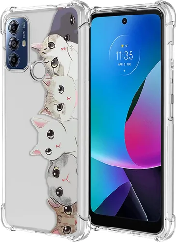 Miniatura 41 de Funda para Moto G Stylus 2021 4G Clear Flower Funda de teléfono TPU suave a prueba de golpes, antiarañazos, funda protectora para Motorola G Stylus