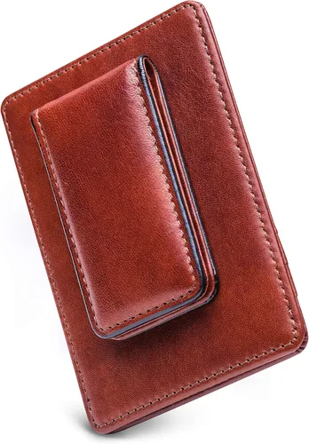 Miniatura 2 de Bosca Cartera con bolsillo frontal para hombre en piel vieja - RFID