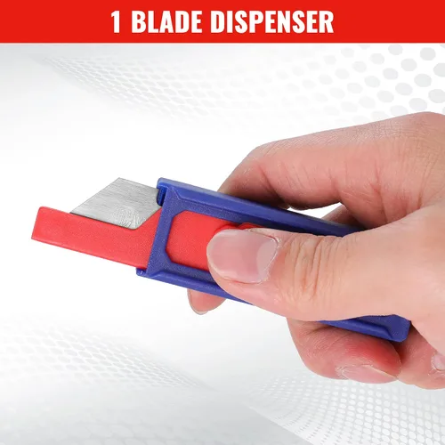 Miniatura 5 de WORKPRO - Cuchillas de cuchillo utilitario premium, SK2M con revestimiento de diamante TAC, paquete de 10 cuchillas de repuesto con dispensador