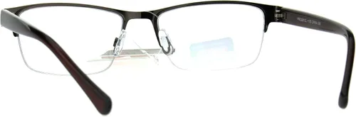 Miniatura 3 de Gafas de lectura progresivas de enfoque múltiple 3 poderes en 1 lector rectángulo medio borde