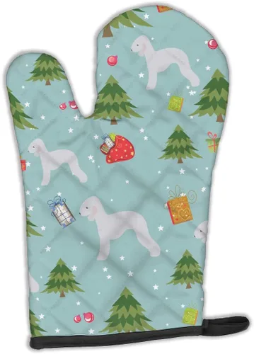 Miniatura 131 de Caroline's Treasures BB4872OVMT - Guante de horno de Navidad Affenpinscher resistente al calor, grueso para sartenes calientes y horno, manopla