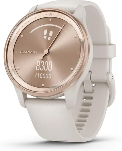 Miniatura 13 de Garmin vívomove Trend, elegante reloj inteligente híbrido, batería de larga duración, manecillas dinámicas del reloj y pantalla táctil, color negro