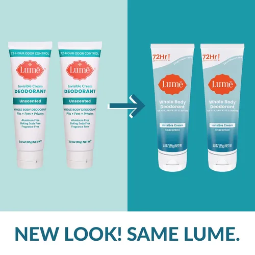 Miniatura 6 de Lume Desodorante para todo el cuerpo – Tubo de crema invisible – Control de olores 72 horas – Sin aluminio, sin bicarbonato de sodio, seguro