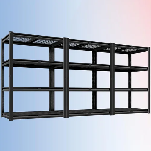 Miniatura 20 de PrimeZone Estantería de garaje resistente de 40 pulgadas de ancho, 2200 LBS, estantes de almacenamiento de 4 niveles, estante de alambre de metal