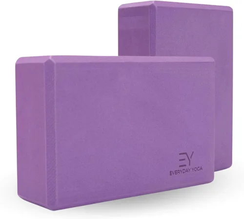 Miniatura 9 de Everyday Yoga Bloque de espuma y correa de yoga, superficie antideslizante suave para estabilidad, equilibrio y estiramientos profundos, ideal