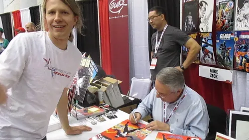 Miniatura 2 de Mike Zeck, Creador de Venom Litografía Firmada 11x17 Secret Wars 8 con FE COA + PRUEBA de firma. Simbionte Eddie Brock, Spiderman 3, Secret Wars