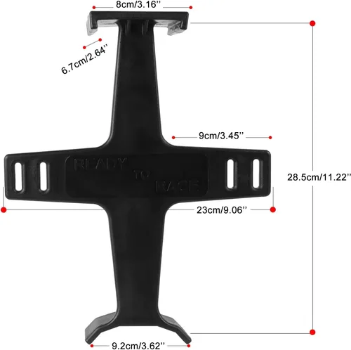 Miniatura 2 de Soporte de horquilla universal para motocicleta de 10.6 pulgadas, protección de horquilla de plástico, protector de horquilla, ahorrador