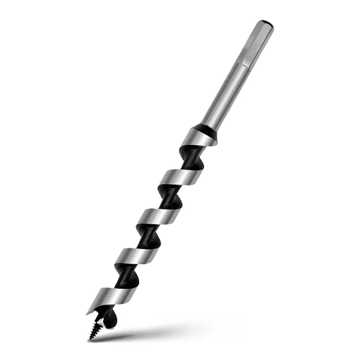 Miniatura 23 de Broca helicoidal de 0.94 x 11.8 pulgadas para madera, broca helicoidal con vástago hexagonal para madera blanda, madera dura, plástico