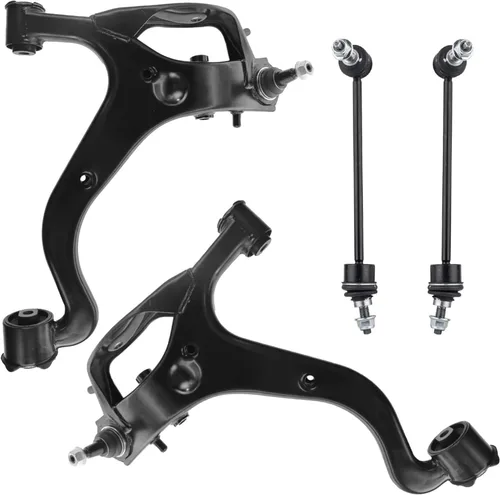 Miniatura 111 de Detroit Axle - Kit de 4 brazos de control delanteros para Ford Mustang 05-10, 2 brazos de control inferiores, 2 puntales 2005 2006 2007 2008 2009