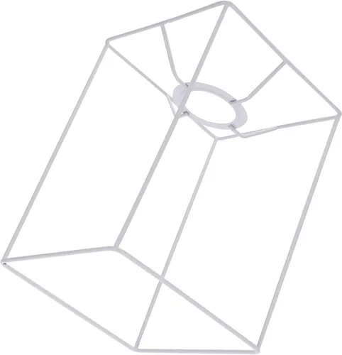 Miniatura 10 de Uonlytech Soporte de lámpara colgante de techo, marco de luz de 7.48 x 5.90 x 5.51 pulgadas, marco de pantalla de bricolaje, jaula de alambre