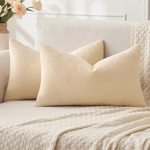 Miniatura 17 de MIULEE Juego de 2 fundas de almohada cuadradas decorativas de felpilla suave de 20 x 20 pulgadas para sofá, sala de estar y cama de color verde oliva