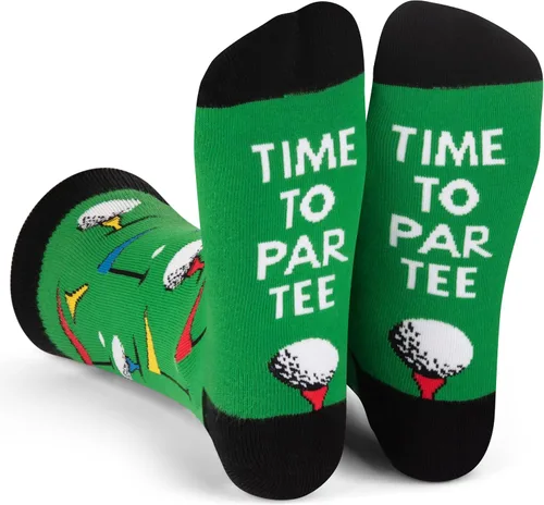 Lavley Funny Socks For Men - Novelty Gifts For Sports Fans, Golfing, Pickleball, Weight Lifting, Racing and More