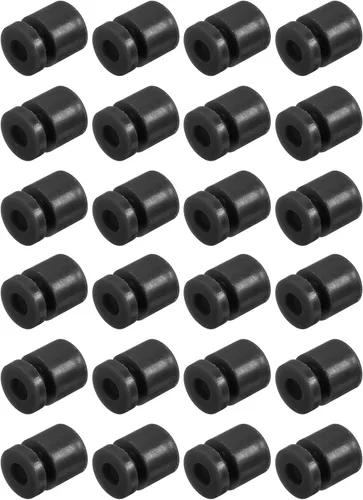 Miniatura 12 de MECCANIXITY RC Bolas de Goma Anti Vibración para Controlador de Vuelo RC F4 F7 M3x6.6mm (Negro), Paquete de 12